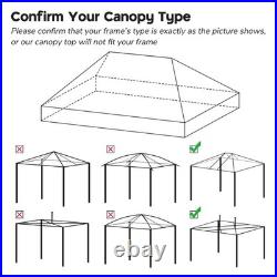 Instahibit 10'x20' Replacement Canopy Top Cover UV Protection Outdoor Patio Yard