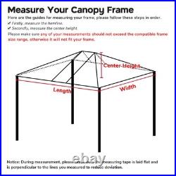 Instahibit 10'x20' Replacement Canopy Top Cover UV Protection Outdoor Patio Yard