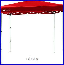 Instant Canopy Tent 4 x 6 Feet Pop Up Shade Sun Shelter Gazebo Outdoor Yard Red