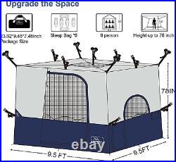 KAMPKEEPER Camping Cube, Converts 10'X10' Straight Leg Canopy into Inner Pop up