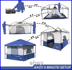 KAMPKEEPER Camping Cube, Converts 10'X10' Straight Leg Canopy into Inner Pop up