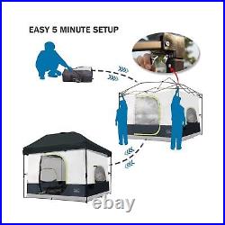 KAMPKEEPER Camping Cube for Up Canopy Tent, Converts 10'x10' Straight Leg