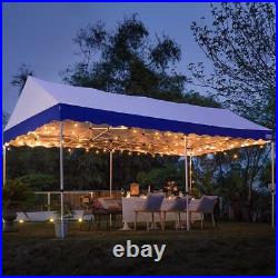 KING BIRD 10X20FT Outdoor Pop up Canopy Party Tent Folding Gazebo with Sidewalls