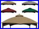 Khaki-Ripstop-Replacement-Top-Compatible-with-Lowe-S-Allen-Roth-10X12-Gazebo-Mod-01-vpge