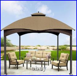 Khaki Ripstop Replacement Top Compatible with Lowe'S Allen Roth 10X12 Gazebo Mod