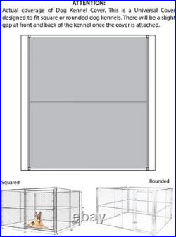 King Canopy 10 ft x 10 ft Dog Kennel Cover, Powder Coated Steel Frame