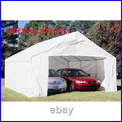King Canopy 18 ft x 20 ft Carport Canopy Sidewall Kit with Flaps