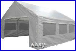 King Canopy 18 ft x 20 ft Sidewall Kit with Flaps and Bug Screen Windows