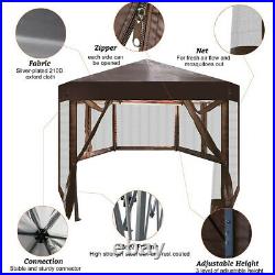 Koreyosh Folding Outdoor Gazebo Pop Up Canopy Tent Patio Party Backyard Shelter