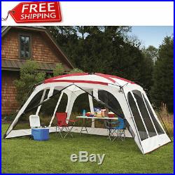 LARGE 14x12 Screen House Canopy Tent Outdoor Sun Shade Beach Camping Shelter NEW