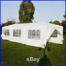 Large 30x10 Outdoor Party Canopy Tent with 8 Walls Wedding Garden Folding Gazebo
