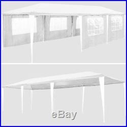 Large 30x10 Outdoor Party Canopy Tent with 8 Walls Wedding Garden Folding Gazebo