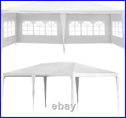 Large Gazebo Canopy Party Tent with 4 Removable Window Side Walls, Wedding
