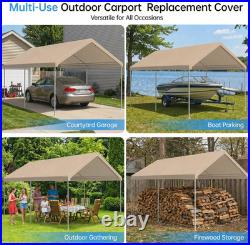 Lona Repuesto Carpa Garaje 10x20 ft Oxford 800D Impermeable con Elásticos, Nuevo