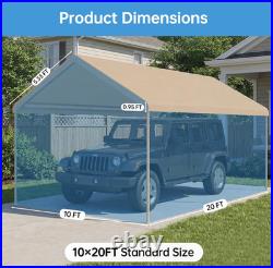 Lona Repuesto Carpa Garaje 10x20 ft Oxford 800D Impermeable con Elásticos, Nuevo