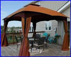 Lowe's Allen Roth #GF-12S004B-1 10X12 Gazebo Replacement Canopy Top Cover Roof