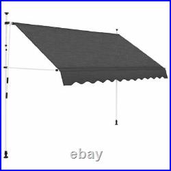 Manual Retractable Awning 118.1 Anthracite