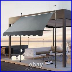 Manual Retractable Sunshade Adjustable Outdoor Sun Shade Sunshade Shelter