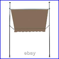 Manual Retractable Sunshade Adjustable Outdoor Sun Shade Sunshade Shelter