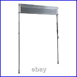 Manual Retractable Sunshade Adjustable Outdoor Sun Shade Sunshade Shelter