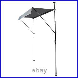 Manual Retractable Sunshade Adjustable Outdoor Sun Shade Sunshade Shelter