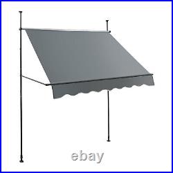 Manual Retractable Sunshade Adjustable Outdoor Sun Shade Sunshade Shelter