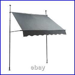 Manual Retractable Sunshade Adjustable Outdoor Sun Shade Sunshade Shelter