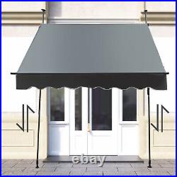 Manual Retractable Sunshade Adjustable Outdoor Sun Shade Sunshade Shelter