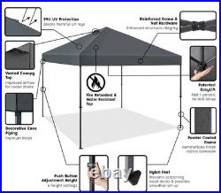 Member's Mark 10'x10' Instant Canopy EasyLift Technology Gray