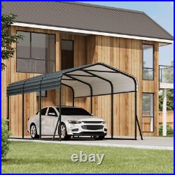 Metal Carport WithGalvanized Steel Roof Heavy Duty Metal Roof Carport for Trac