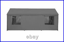 Mila 10x20ft Carport Canopy Tent Garage Shed Storage Heavy Duty, 4 Windows