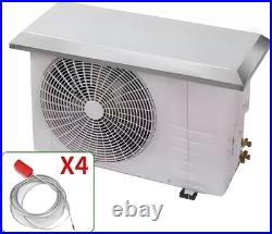 Mini Split Cover for Outside Unit, Heat Pump Outdoor Covers (39×16IN) Stainles