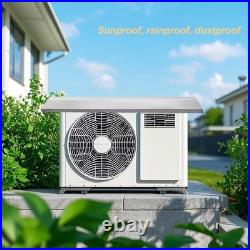 Mini Split Cover for Outside Unit, Heat Pump Outdoor Covers (39×16IN) Stainles