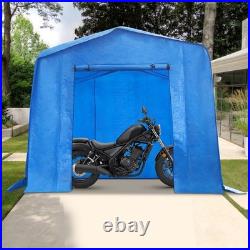 Motorcycle Outdoor Storage Shed Bike Carport with Roll-up Door for Lawn Mowers Motorcycle Outdoor Storage Shed Bike Carport with Roll-up Door for Lawn Mowers