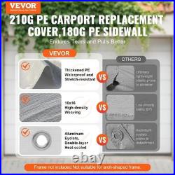 Multi-Functional 10x20 ft Garage Canopy with Easy Installation & UV Resistance