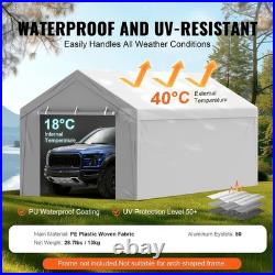 Multi-Functional 10x20 ft Garage Canopy with Easy Installation & UV Resistance