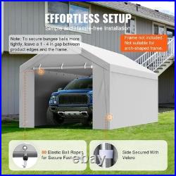 Multi-Functional 10x20 ft Garage Canopy with Easy Installation & UV Resistance