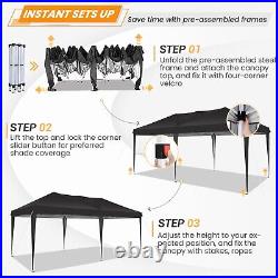 NEW 10x20ft Outdoor Wedding Pop Up Canopy Heavy Duty Instant Party Tent Shelter#