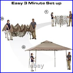 NEW 13' X 13' Beige Instant Outdoor Canopy With UV Protection
