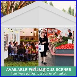 NEW 13 x26 FT Heavy Duty Wedding Party Tent Outdoor Gazebo Canopy Tent White