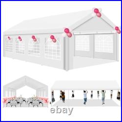 NEW 13 x26 FT Heavy Duty Wedding Party Tent Outdoor Gazebo Canopy Tent White