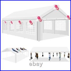 NEW 13 x26 FT Heavy Duty Wedding Party Tent Outdoor Gazebo Canopy Tent White
