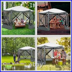 NEW Outdoor Gazebo 12x12ft Instant Canopy Pop Up Party Tent Screen House