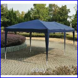 New 10'X 20'Blue Easy POP-UP Blue Party Tent Folding Gazebo Beach Canopy Garden