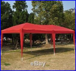 New 10' X 20'outdoor Easy Pop up Canopy Gazebo Cover Wedding Party Tent BBQ