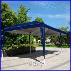 New 10'x 20'Canopy Gazebo Easy Pop Up Waterproof Tent Outdoor Wedding Party Tent