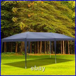 New Easy Pop Up Canopy Cover Gazebo Wedding Party Tent Outdoor 10' x 20' Blue