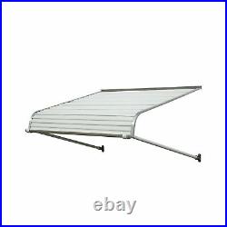 NuImage Awnings 40425 Aluminum Door Canopy Support Arms Traditional White New