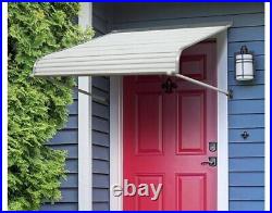 NuImage Awnings Aluminum Door Canopy 40 Width 42 Projection PICTURED ITEM ONLY