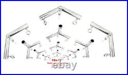 OD 3/4 Pipe Canopy Fittings for 10' x10'/20'/30'/40' Carport Canopy Greenhouse